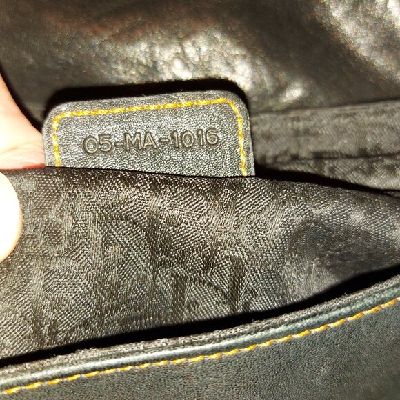 Dior Gaucho Double Saddle Bag in Black Leather - Picture 9 of 9